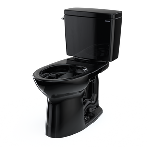 Alternate Image for TOTO Drake Two-Piece Elongated 1.28 GPF TORNADO FLUSH Toilet, Ebony, Vitreous China, CST776CE#51
