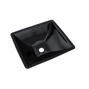 Alternate Image for TOTO Legato Rectangular Undermount Bathroom Sink, Vitreous China, Ebony, LT624#51