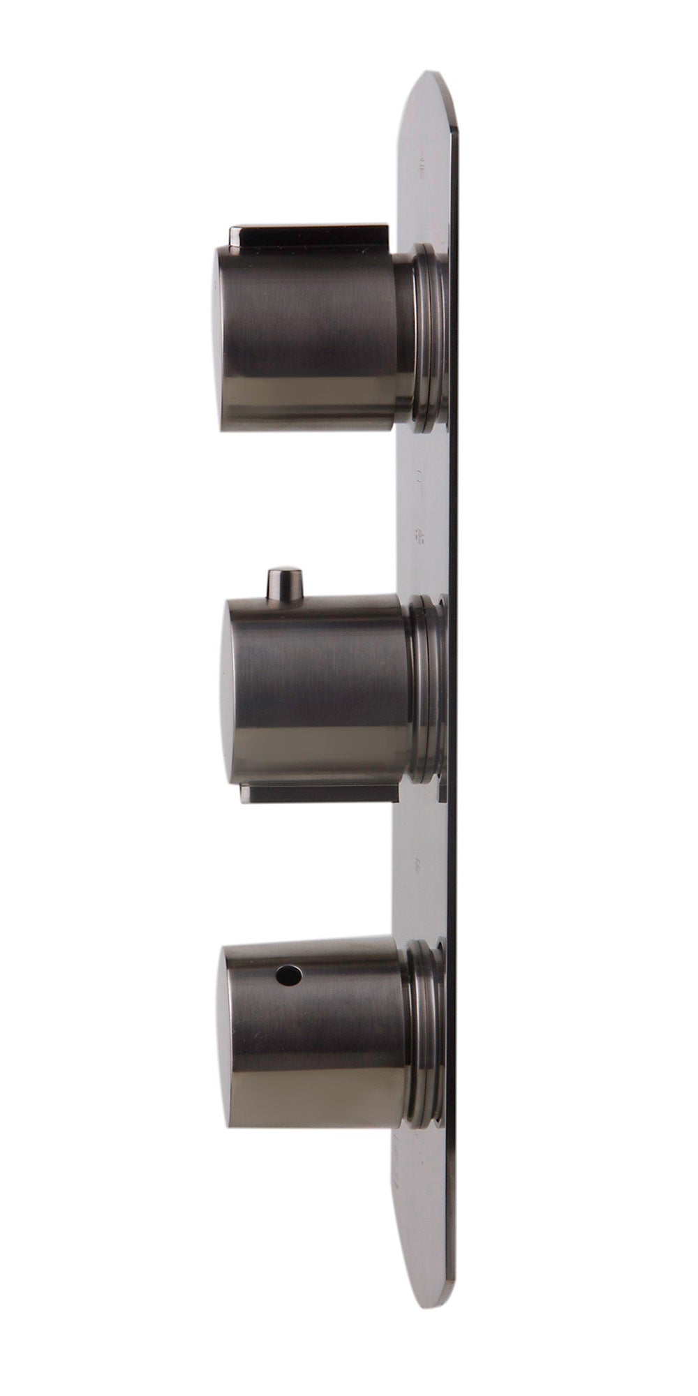 ALFI brand AB4101-BN Brushed Nickel Concealed 4-Way Thermostatic Valve Shower Mixer /w Round Knobs, Brass