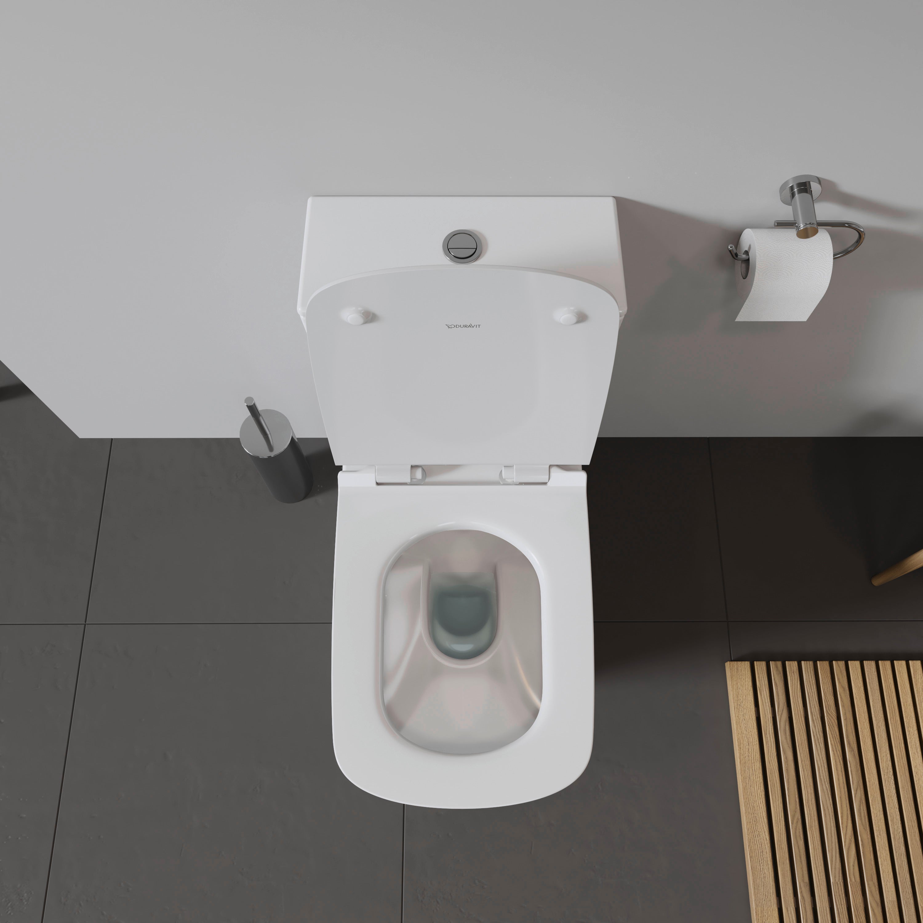 DuraStyle Elongated Slow Close Toilet Seat in White