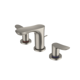 TOTO GO Series 1.2 GPM Two Handle Widespread Bathroom Sink Faucet with Drain Assembly, Brushed Nickel, Brass, TLG01201U#BN