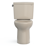 TOTO Drake Two-Piece Elongated 1.28 GPF TORNADO FLUSH Toilet with CEFIONTECT, Bone, Vitreous China, CST776CEG#03