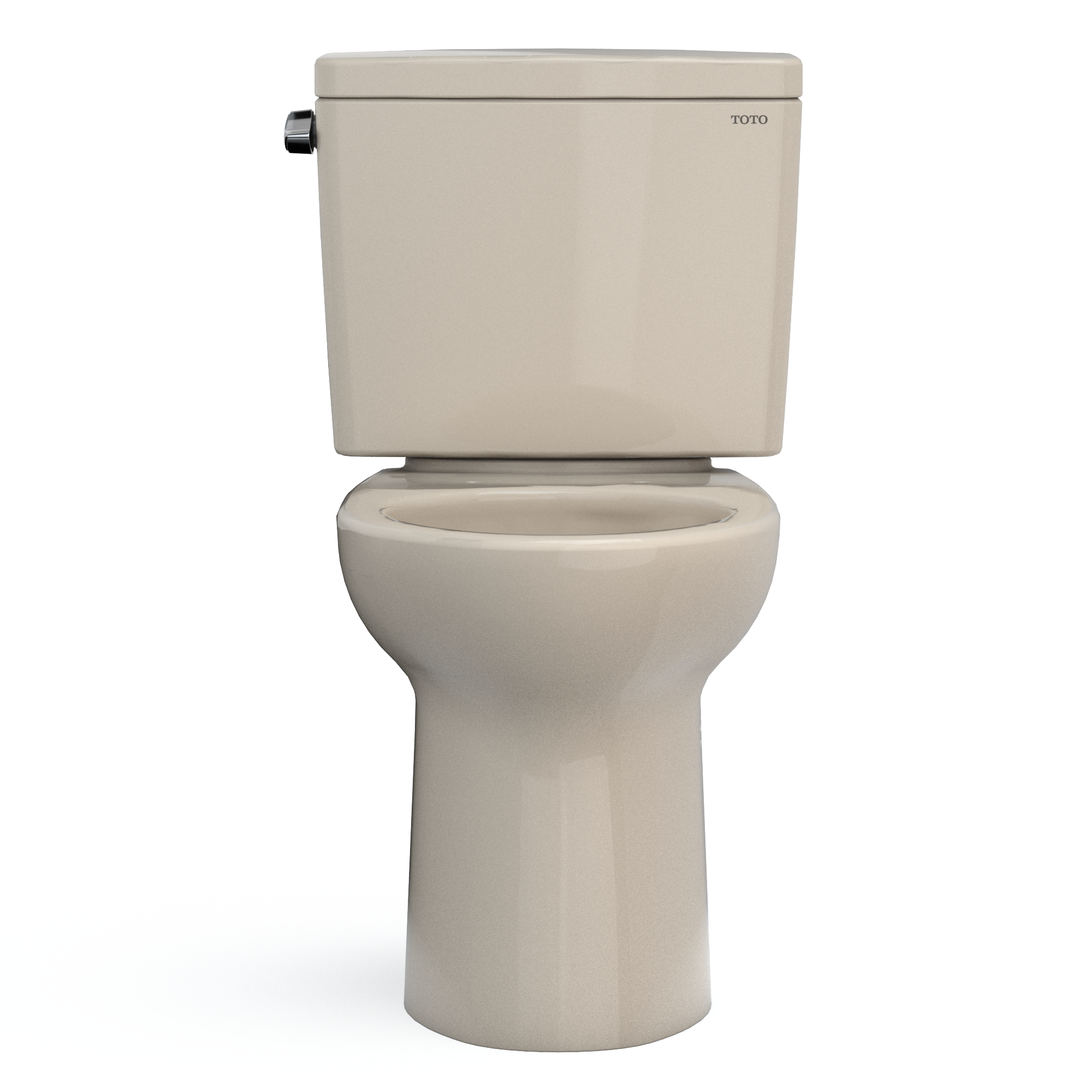 TOTO Drake Two-Piece Elongated 1.6 GPF Universal Height TORNADO FLUSH Toilet with CEFIONTECT, Bone, Vitreous China, CST776CSFG#03