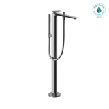 TOTO ZA Single-Handle Free Standing Tub Filler with Handshower, Polished Chrome, Brass, TBP03301U#CP