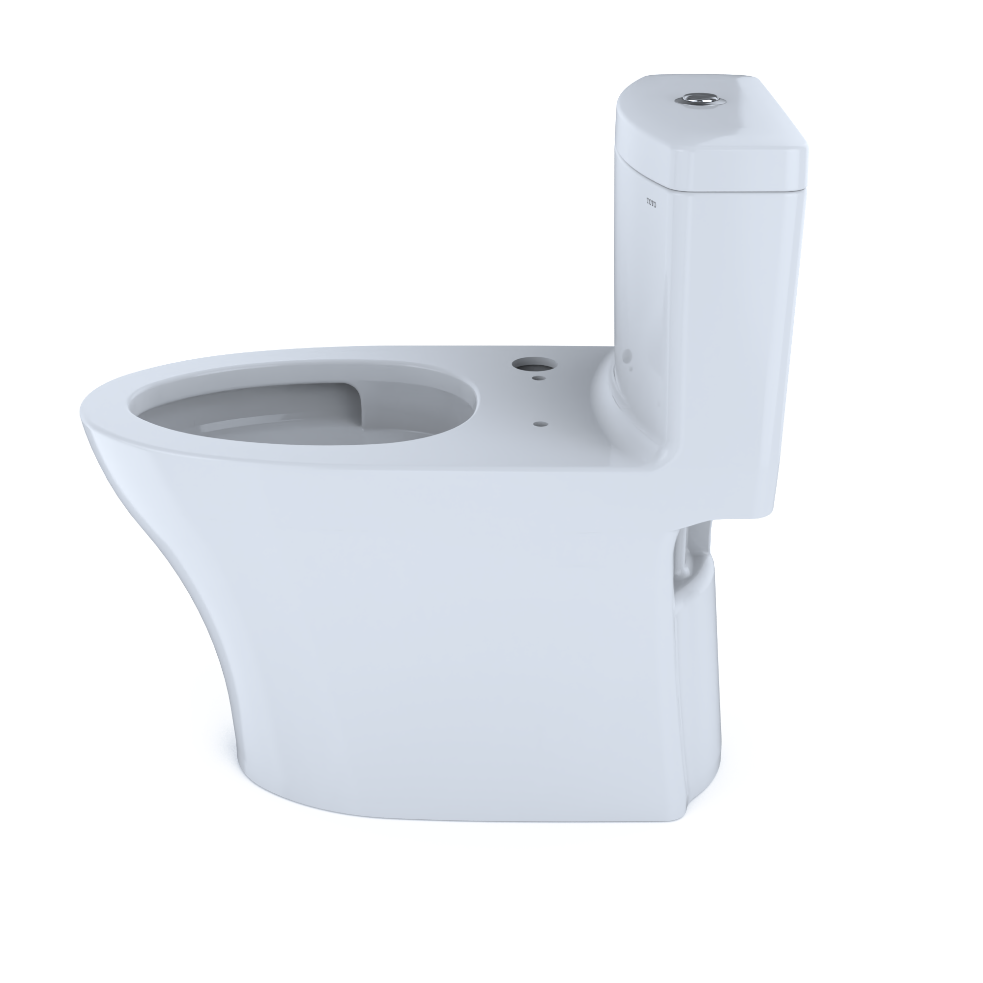 TOTO Aquia IV One-Piece Elongated Dual Flush 1.28 and 0.9 GPF WASHLET+ and Auto Flush Ready Toilet with CEFIONTECT, Cotton White, Vitreous China, CST646CEMFGNAT40#01