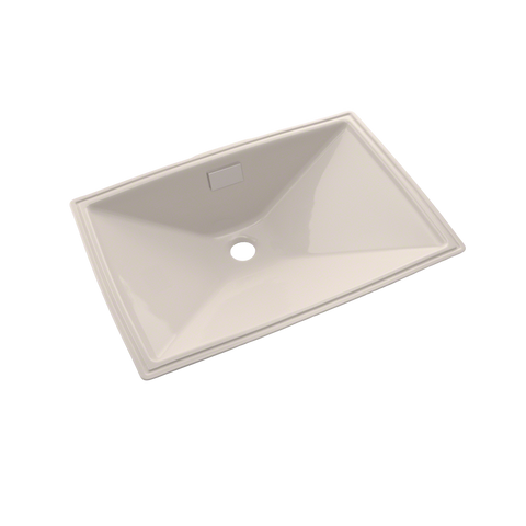 TOTO Lloyd Rectangular Undermount Bathroom Sink, Sedona Beige, Vitreous China, LT931#12