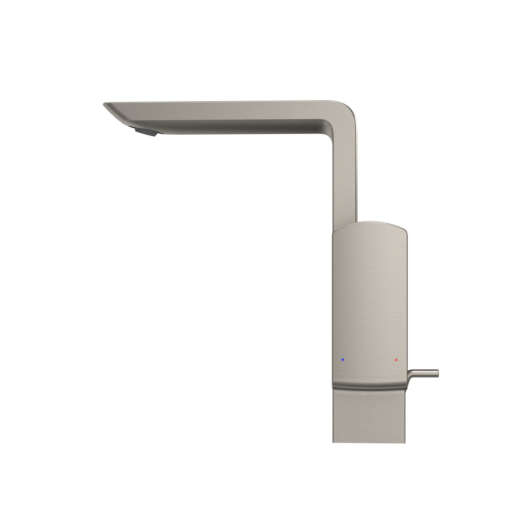 TOTO GR Series 1.2 GPM Single Side Handle Bathroom Sink Faucet with COMFORT GLIDE Technology and Drain Assembly, Brushed Nickel, Brass, TLG02309U#BN