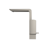 TOTO GR Series 1.2 GPM Single Side Handle Bathroom Sink Faucet with COMFORT GLIDE Technology and Drain Assembly, Brushed Nickel, Brass, TLG02309U#BN