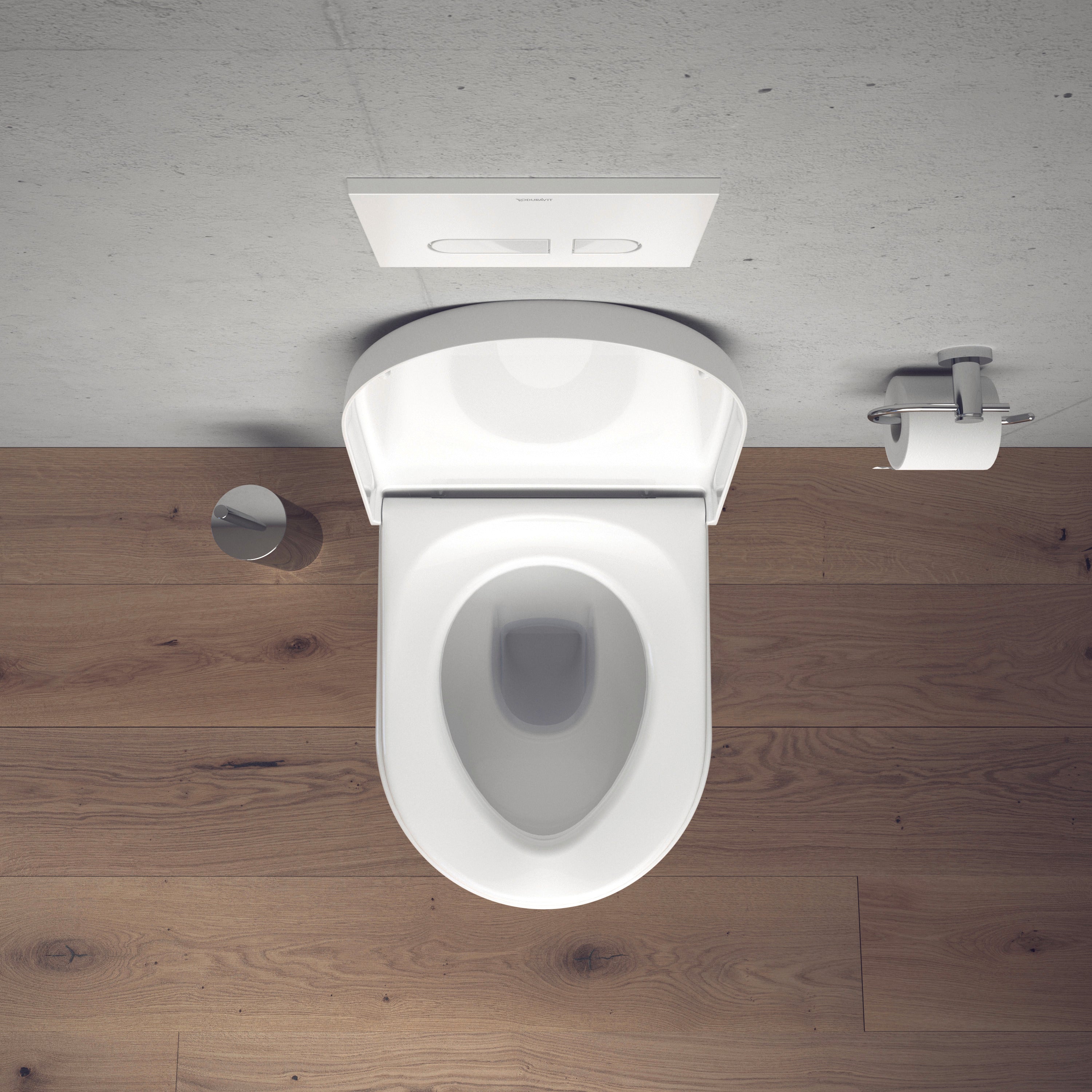 Starck 3 Elongated Slow Close Toilet Seat in White