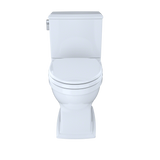 TOTO Connelly Two-Piece Elongated Dual-Max, Dual Flush 1.28 and 0.9 GPF Universal Height Toilet with CEFIONTECT, Colonial White, Vitreous China, CST494CEMFG#11