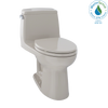 TOTO Eco UltraMax One-Piece Elongated 1.28 GPF ADA Compliant Toilet, Bone, Vitreous China, MS854114EL#03