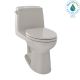 TOTO Eco UltraMax One-Piece Elongated 1.28 GPF ADA Compliant Toilet, Bone, Vitreous China, MS854114EL#03