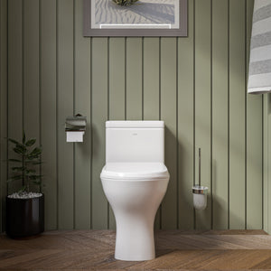 Alternate Image for EAGO Porcelain, White, TB353 Dual Flush One Piece Eco-Friendly High-Efficiency Low Flush Ceramic Toilet
