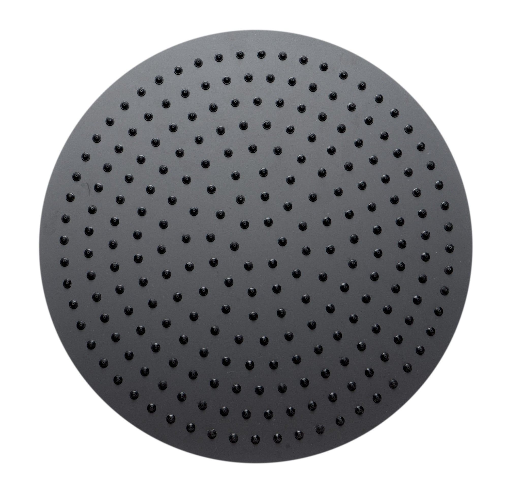 ALFI brand RAIN16R-BM Matte Black Stainless Steel 16" Round Ultra-Thin Rain Shower Head, Black Matte