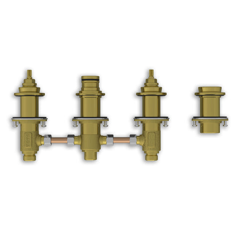 TOTO Four Hole Deck-Mount Roman Tub Filler Valve -Brass, TBMV2