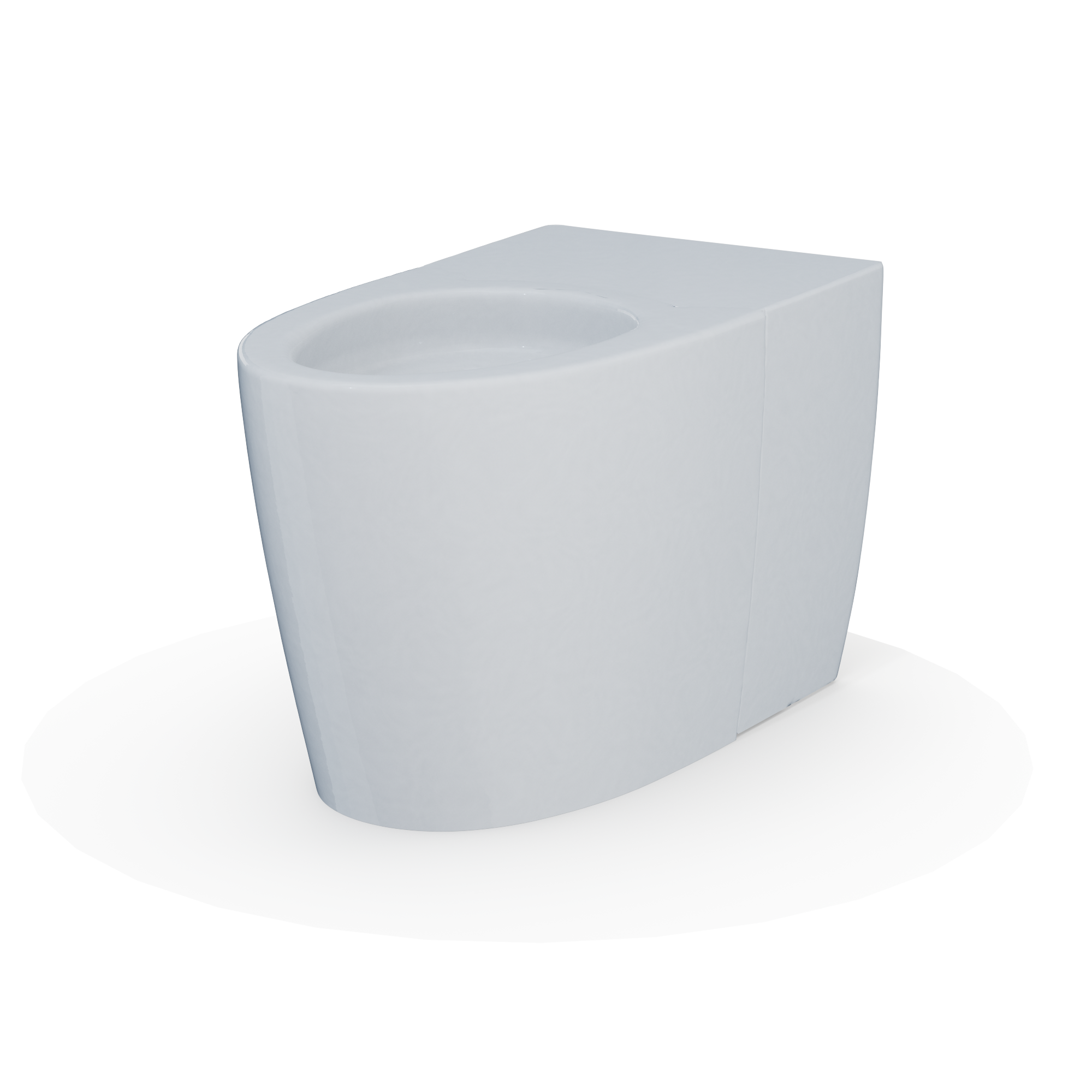 Toto NEOREST Dual Flush 1.0 or 0.8 GPF Elongated Toilet Bowl for AS, Cotton White, Vitreous China, CT8551CUMFG#01