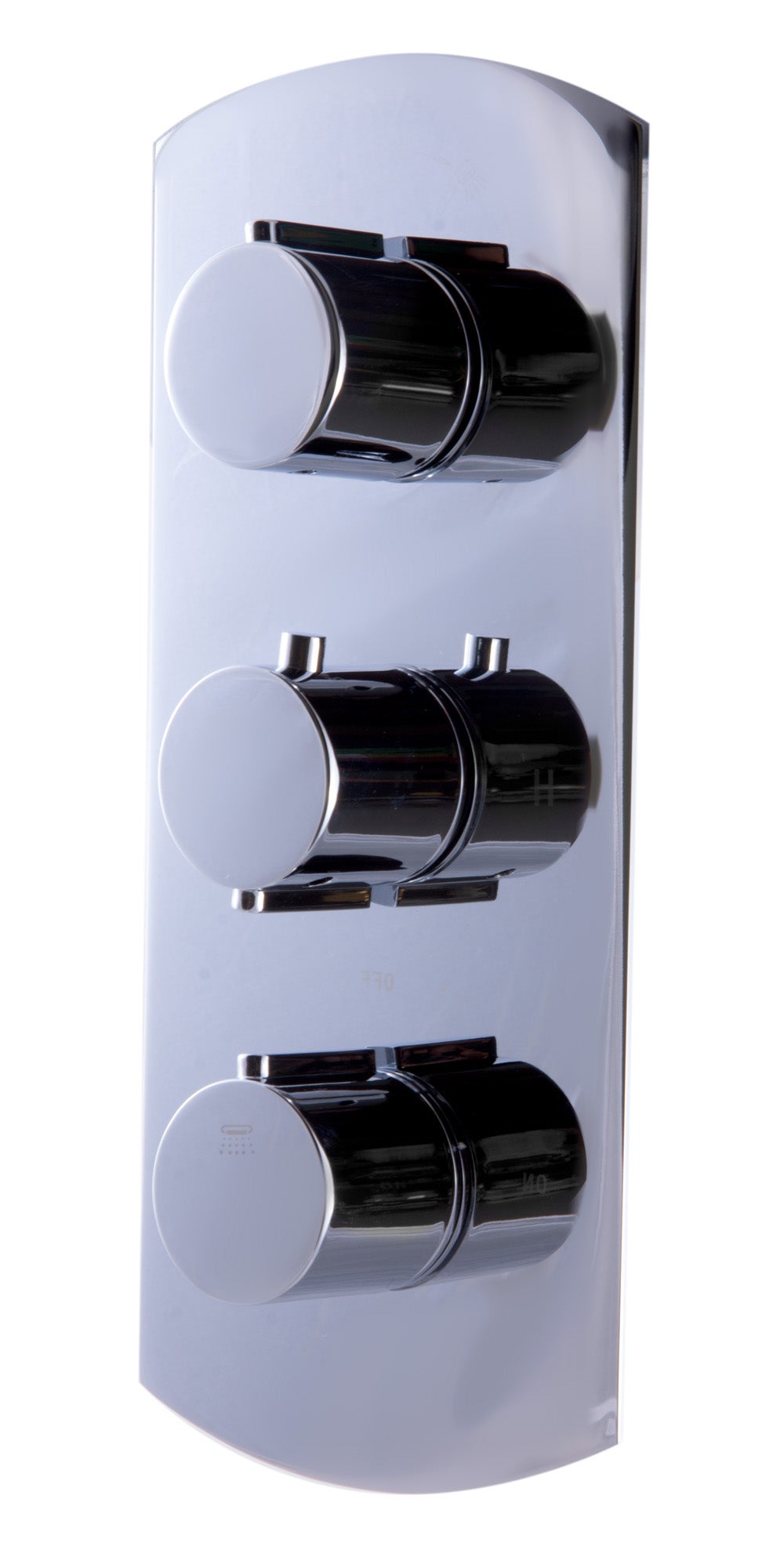 ALFI brand AB3901-PC Polished Chrome Round 2 Way Thermostatic Shower Mixer, Brass