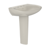 TOTO Prominence Oval Basin Pedestal Bathroom Sink with CeFiONtect for 8 inch Center Faucets, Sedona Beige, Vitreous China, LPT242.8G#12