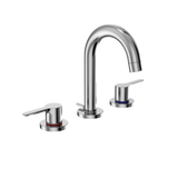 TOTO LB Series Two Handle Widespread 1.2 GPM Bathroom Sink Faucet with Drain Assembly, Polished Chrome, Brass, TLS01201U#CP