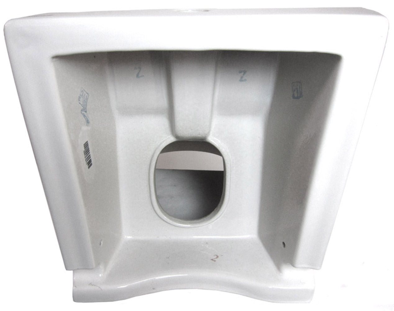 Alternative View of EAGO JA1010 White Ceramic Bathroom Bidet with Elongated Seat, Porcelain