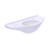TOTO Oval Wall-Mount Bathroom Sink with CEFIONTECT, Cotton White, Vitreous China, LT650G#01