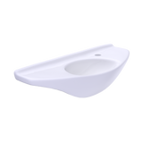 TOTO Oval Wall-Mount Bathroom Sink with CEFIONTECT, Cotton White, Vitreous China, LT650G#01