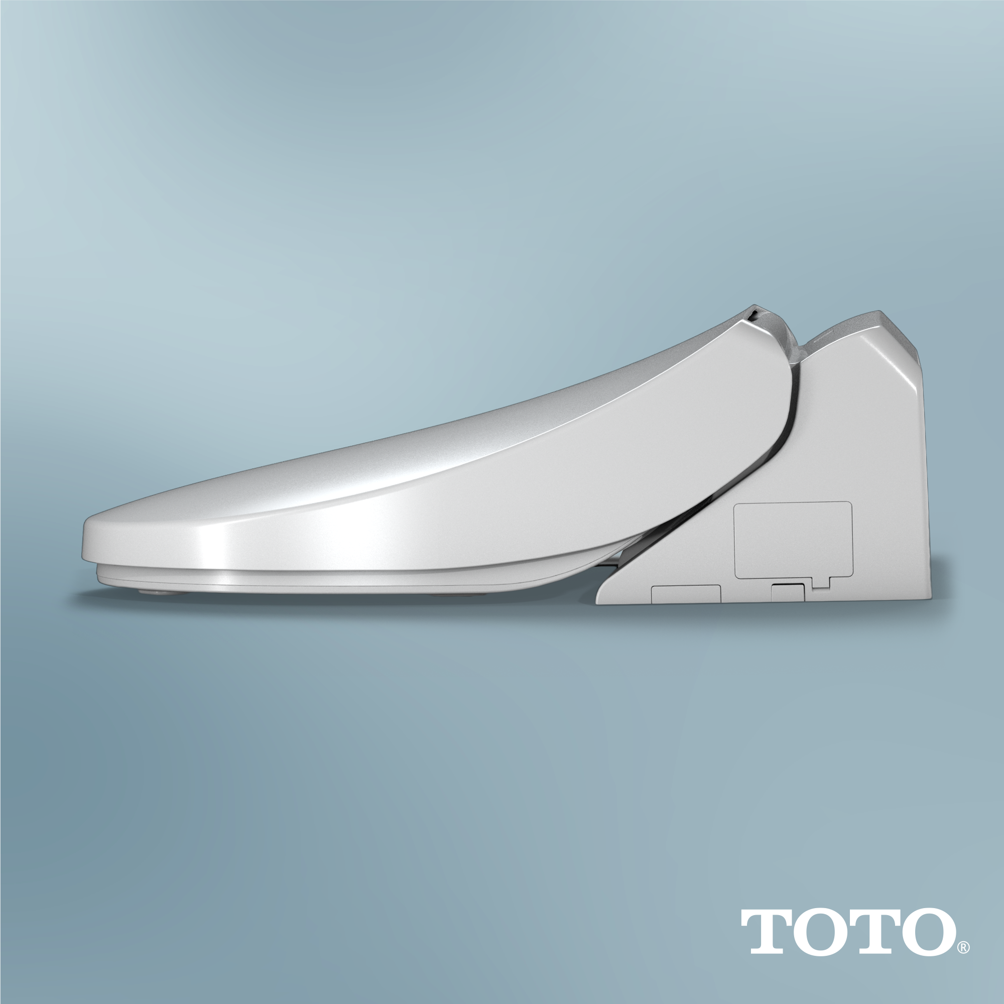 TOTO WASHLET A2 Electronic Bidet Toilet Seat with Heated Seat and SoftClose Lid, Elongated, Cotton White, Plastic, SW3004#01