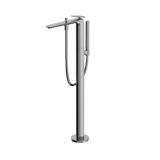 TOTO ZA Single-Handle Free Standing Tub Filler with Handshower, Polished Chrome, Brass, TBP03301U#CP