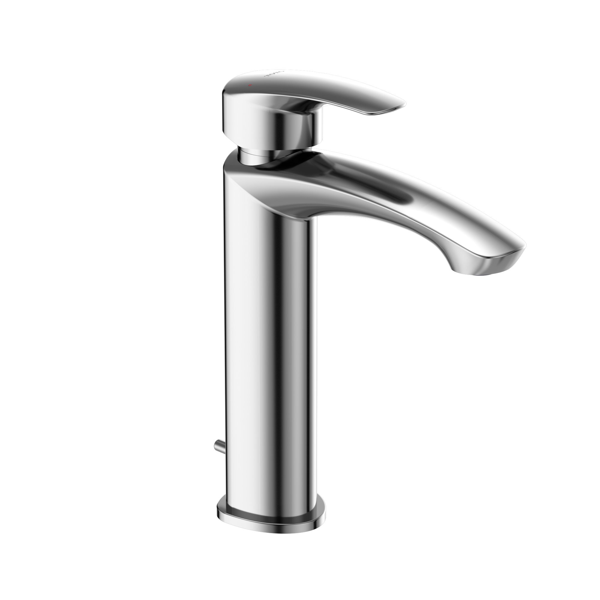 TOTO GM 1.2 GPM Single Handle Semi-Vessel Bathroom Sink Faucet with COMFORT GLIDE Technology, Polished Chrome, Brass, TLG09303U#CP