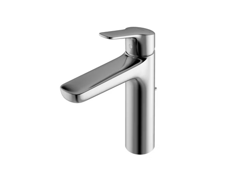 TOTO GS Series 1.2 GPM Single Handle Bathroom Faucet for Semi-Vessel Sink with COMFORT GLIDE Technology and Drain Assembly, Polished Chrome, Brass, TLG03303U#CP