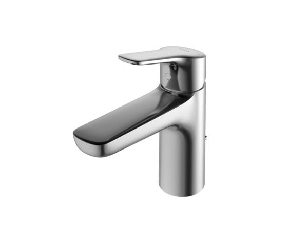 TOTO GS Series 1.2 GPM Single Handle Bathroom Sink Faucet with COMFORT GLIDE Technology and Drain Assembly, Polished Chrome, Brass, TLG03301U#CP