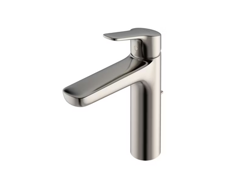 TOTO GS Series 1.2 GPM Single Handle Bathroom Faucet for Semi-Vessel Sink with COMFORT GLIDE Technology and Drain Assembly, Polished Nickel, Brass, TLG03303U#PN