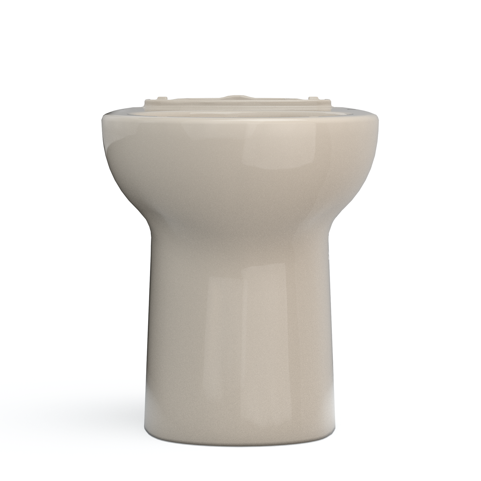 TOTO Drake Round TORNADO FLUSH Toilet Bowl with CEFIONTECT, Bone, Vitreous China, C775CEFG#03