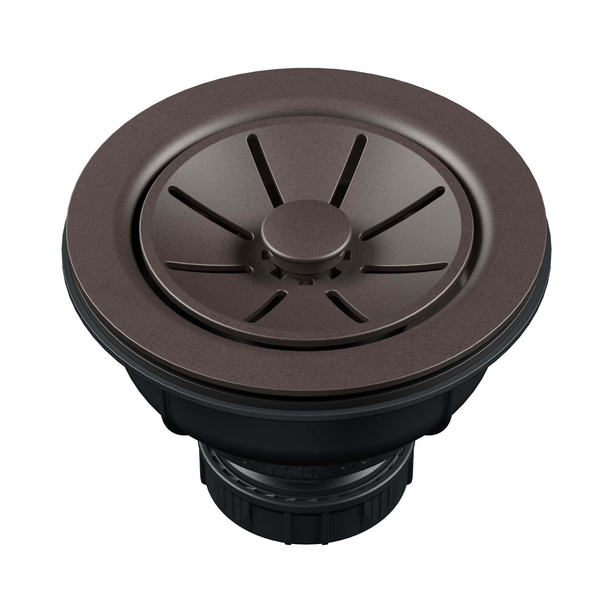 Blanco Essential Silgranit Color-Matched 3.5" Basket Strainer Drain with Turn-to-Close Design - Cafe