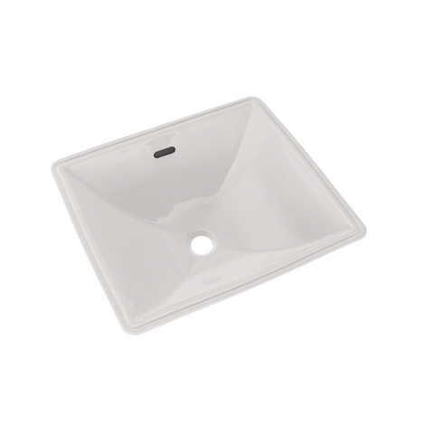 TOTO Legato Rectangular Undermount Bathroom Sink with CEFIONTECT, Colonial White, Vitreous China, LT624G#11