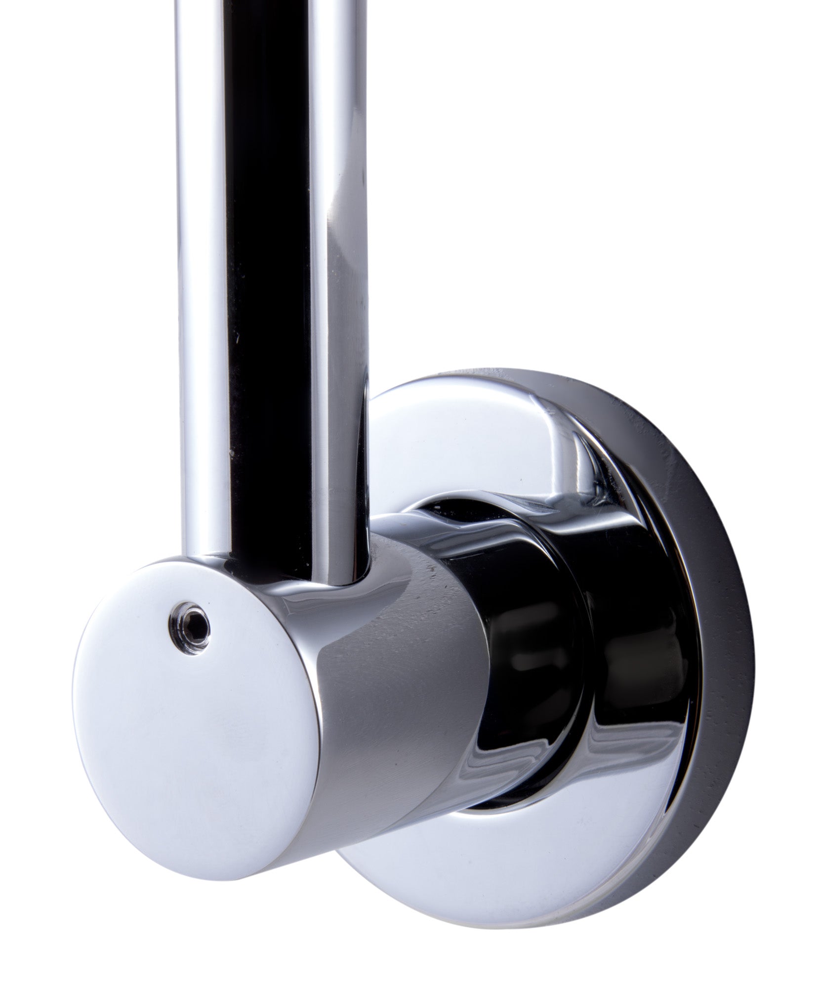 ALFI brand AB12GRW-PC Polished Chrome 12" Round Raised Wall Mounted Shower Arm, Brass