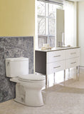 TOTO Drake II Two-Piece Round 1.28 GPF Universal Height Toilet with CEFIONTECT, Bone, Vitreous China, CST453CEFG#03