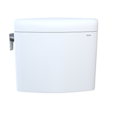 TOTO Aquia IV Cube Dual Flush 1.28 and 0.9 GPF Toilet Tank Only with WASHLET+ Auto Flush Compatibility, Cotton White, Vitreous China, ST436EMNA#01