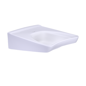 Alternate Image for TOTO Commercial 20 1/2" x 27" Rectangle Wallmount Vitreous China Bathroom Sink, ADA Compliant, Cotton White, Single Faucet Hole, LT308#01