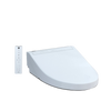 TOTO WASHLET C5 Electronic Bidet Toilet Seat with PREMIST and EWATER+ Wand Cleaning, Elongated, Cotton White, Plastic, SW3084#01