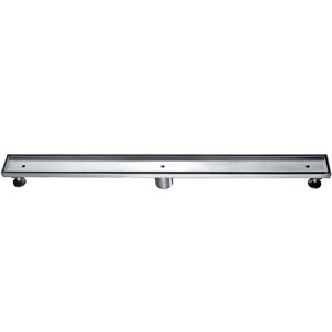 Alternate Image for ALFI brand ABLD36A 36" Modern Stainless Steel Linear Shower Drain w/o Cover, Grey
