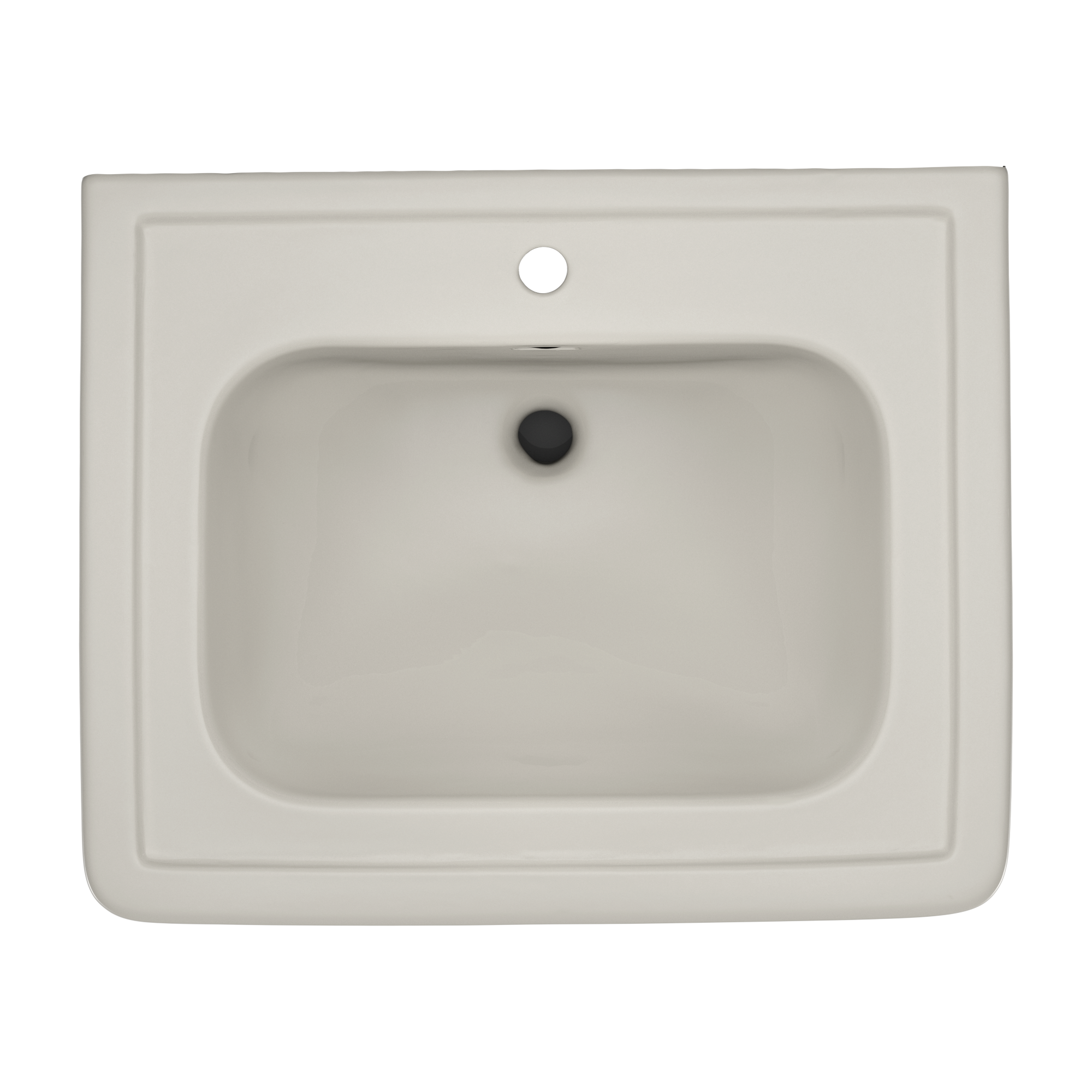 TOTO Promenade 27-1/2" x 22-1/4" Rectangular Pedestal Bathroom Sink for Single Hole Faucets, Sedona Beige, LPT530.8N#12, Vitreous China, LPT530N#12