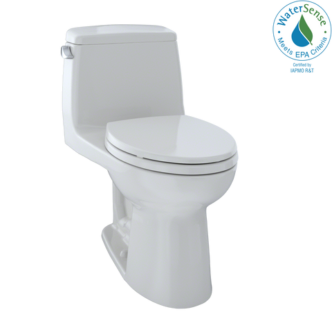 TOTO Eco UltraMax One-Piece Elongated 1.28 GPF ADA Compliant Toilet, Colonial White, Vitreous China, MS854114EL#11