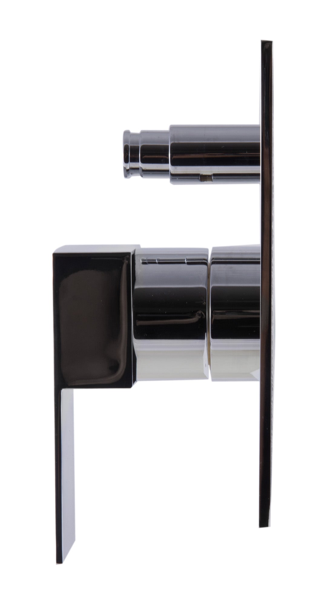 ALFI brand AB6801-PC Polished Chrome Modern Square Pressure Balanced Shower Mixer with Diverter, Brass