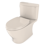 TOTO Nexus 1G Two-Piece Elongated 1.0 GPF Universal Height Toilet with CEFIONTECT and SS124 SoftClose Seat, WASHLET+ Ready, Sedona Beige, Vitreous China, MS442124CUFG#12