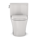 TOTO Nexus Two-Piece Elongated 1.28 GPF Universal Height Toilet with CEFIONTECT and SS124 SoftClose Seat, WASHLET+ Ready, Colonial White, Vitreous China, MS442124CEFG#11