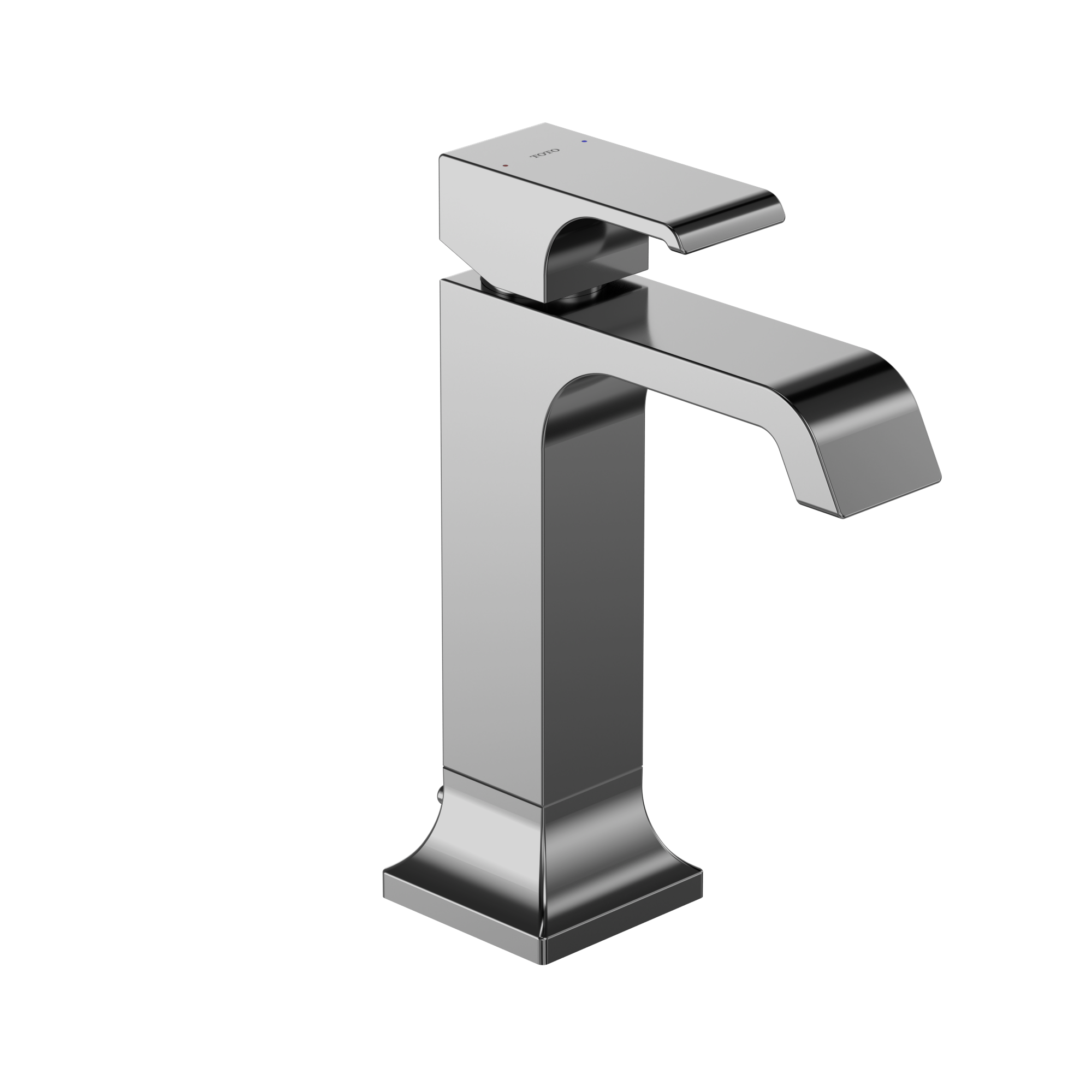 TOTO GC 1.2 GPM Single Handle Semi-Vessel Bathroom Sink Faucet with COMFORT GLIDE Technology, Polished Chrome, Brass, TLG08303U#CP