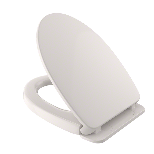 TOTO SoftClose Non Slamming, Slow Close Elongated Toilet Seat and Lid, Colonial White, Plastic, SS124#11