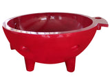 ALFI brand Circle Bathtub, Red, FireHotTub-RW