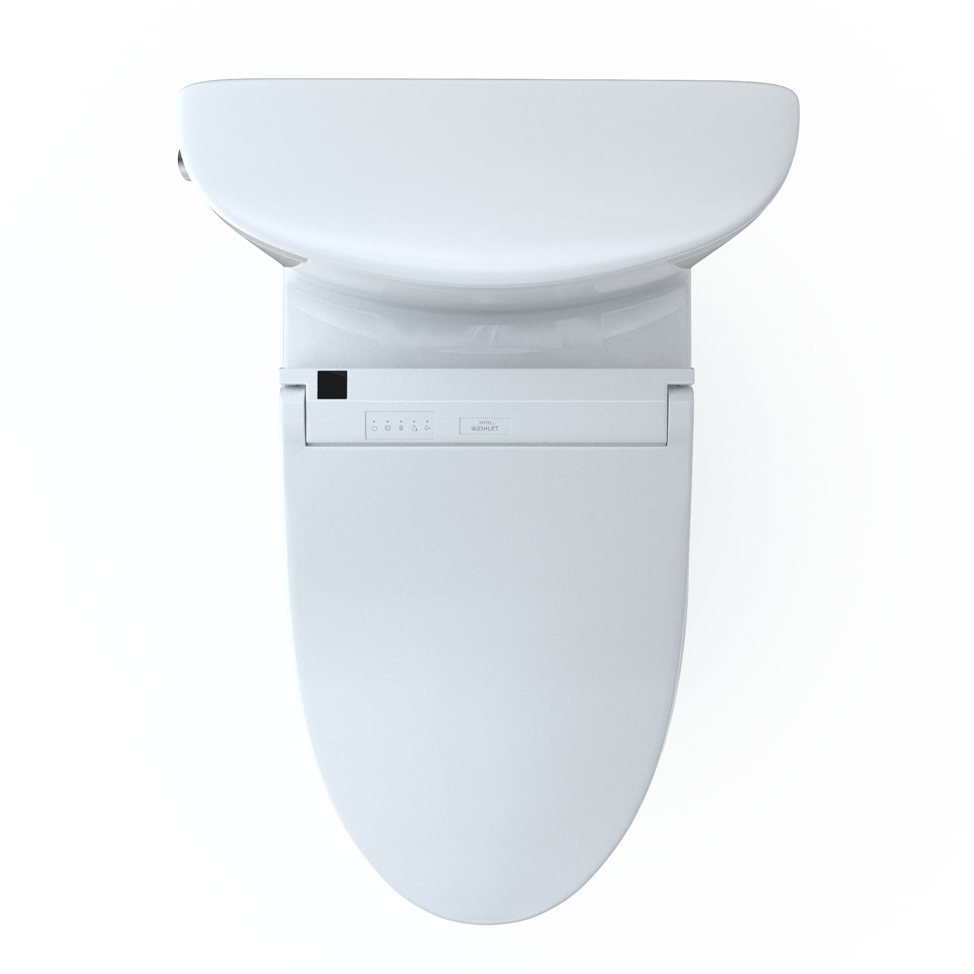 TOTO WASHLET+ Aquia IV Arc Two-Piece Elongated Dual Flush 1.28 and 0.9 GPF Toilet with C5 Bidet Seat, Cotton White, Vitreous China|Plastic, MW4483084CEMFGN#01